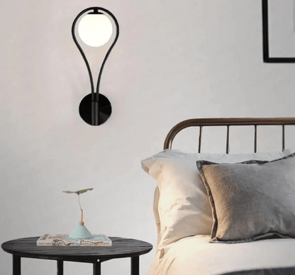 Applique murale LED Globe en verre