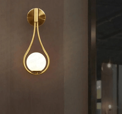Applique murale LED Globe en verre