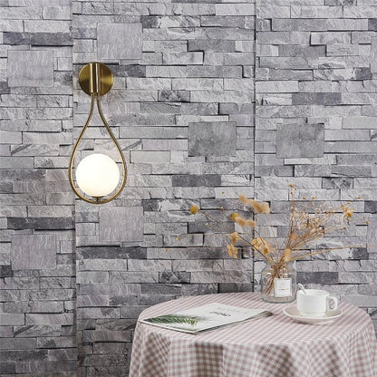 Applique murale LED Globe en verre