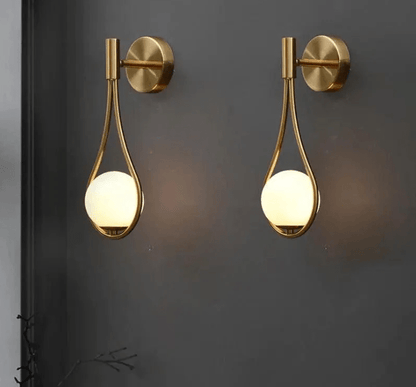 Applique murale LED Globe en verre