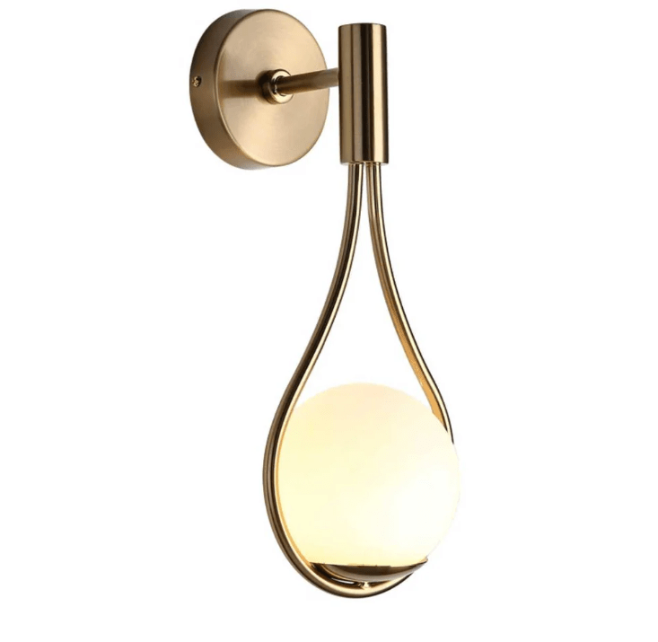 Applique murale LED Globe en verre
