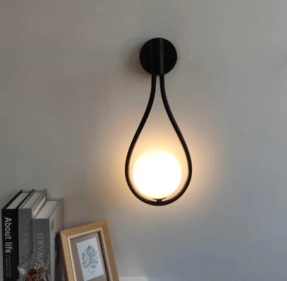Applique murale LED Globe en verre