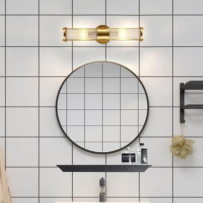 Applique murale dorée pour salle de bain et couloir