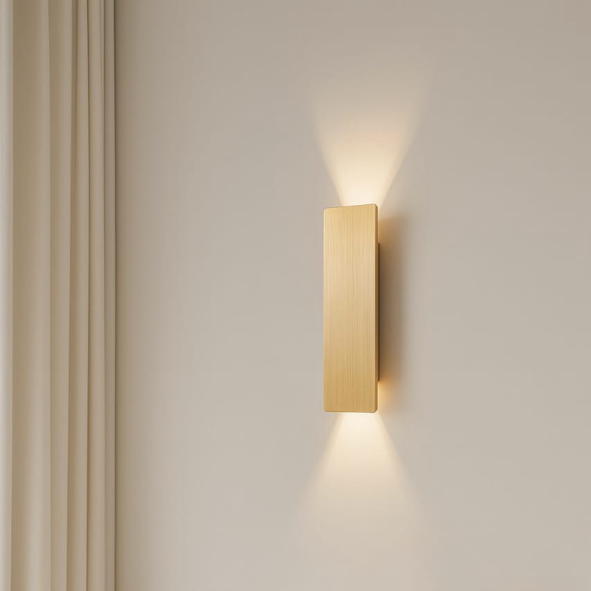 Appliques murales LED dorées étanches – Style et durabilité pour l’extérieur