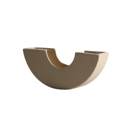 Vase en Céramique et Porte-Bougies Faits Main