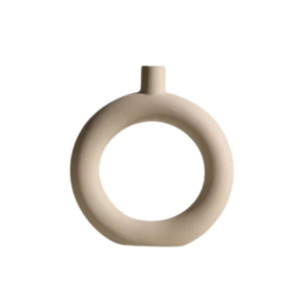 Vase en Céramique et Porte-Bougies Faits Main