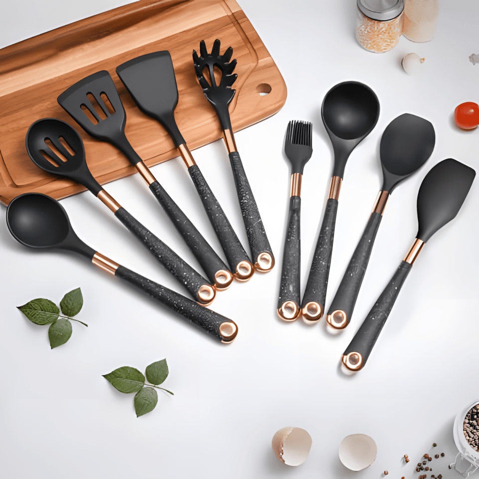 Ustensile de cuisine en silicone résistant à la chaleur et sans BPA