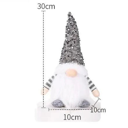 Décoration de Noël gnome illuminé