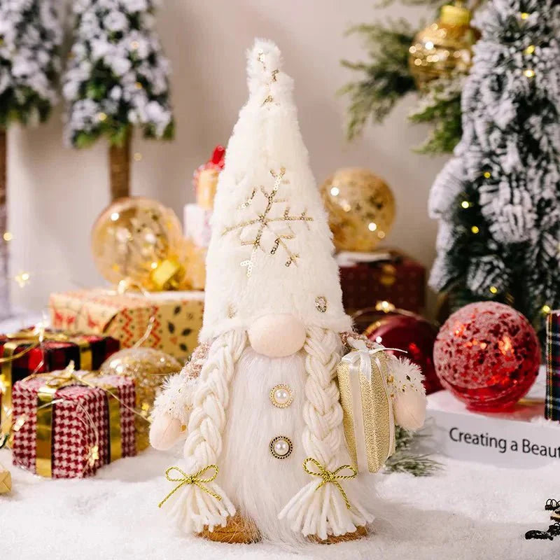 Décoration de Noël gnome illuminé