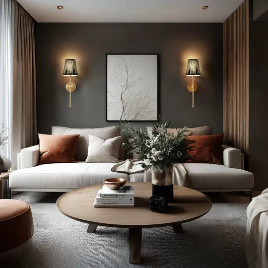 Appareils muraux métalliques sans fil (ensemble de 2)