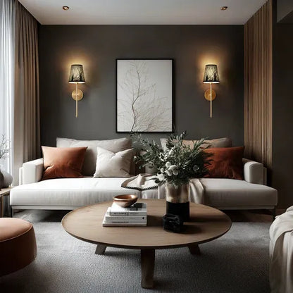 Appareils muraux métalliques sans fil (ensemble de 2)