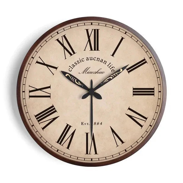 Horloge Murale Design Bois