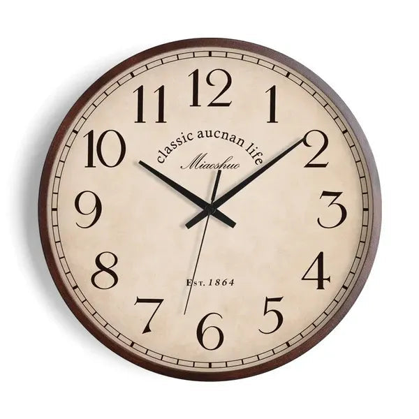 Horloge Murale Design Bois