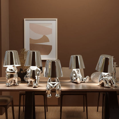 Lampe Petit Bonhomme | Design humanoïde avec contrôle tactile
