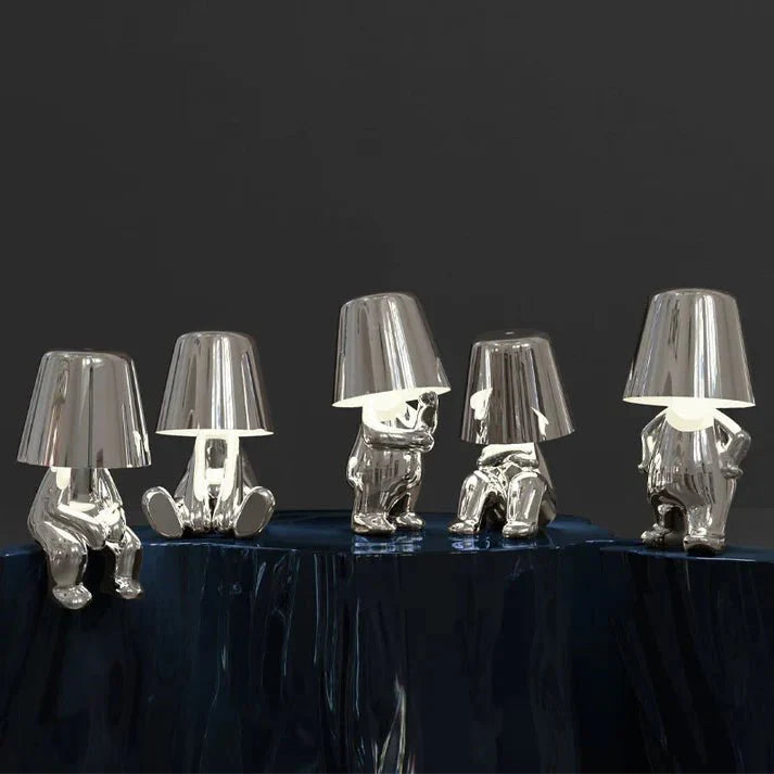 Lampe Petit Bonhomme | Design humanoïde avec contrôle tactile