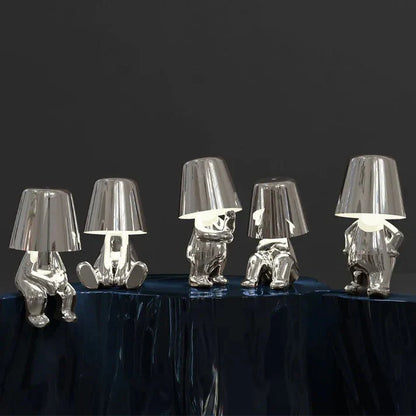 Lampe Petit Bonhomme | Design humanoïde avec contrôle tactile