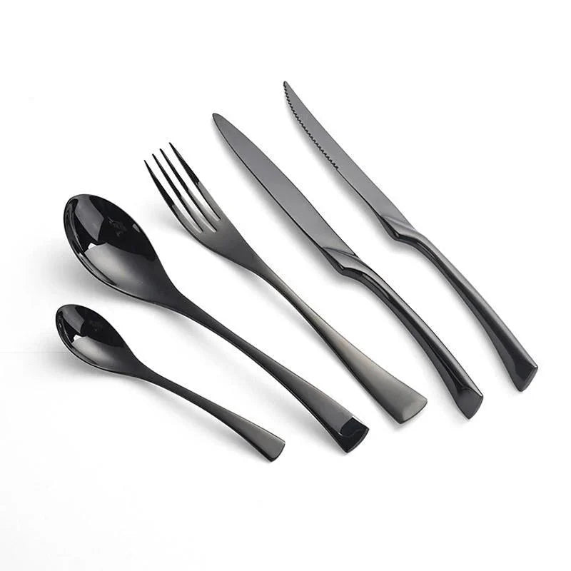 Service de Couverts Maya – Acier Inoxydable Premium 18/10 & Conception par un Chef