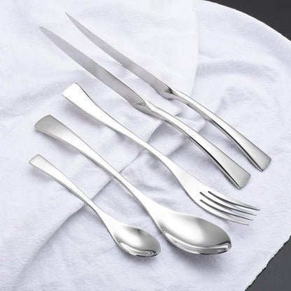 Service de Couverts Maya – Acier Inoxydable Premium 18/10 & Conception par un Chef