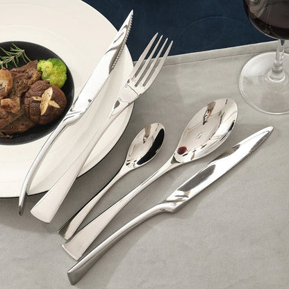 Service de Couverts Maya – Acier Inoxydable Premium 18/10 & Conception par un Chef