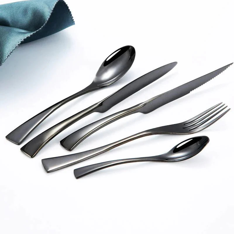 Service de Couverts Maya – Acier Inoxydable Premium 18/10 & Conception par un Chef