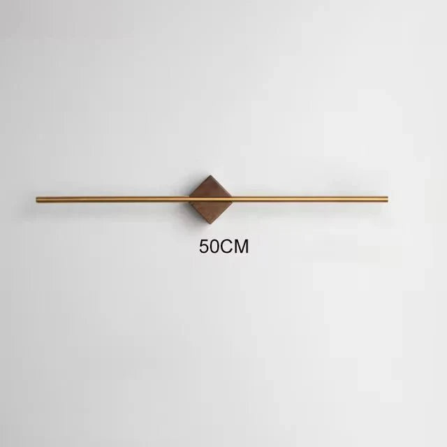 Porte-serviettes de bain minimaliste – Accents en laiton, bois et acrylique