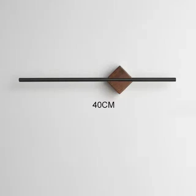 Porte-serviettes de bain minimaliste – Accents en laiton, bois et acrylique