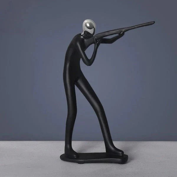 Sculpture sportive moderne et artisanale
