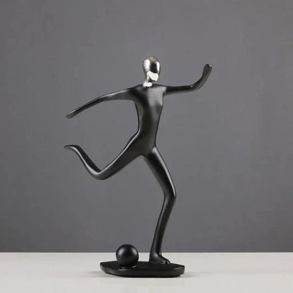 Sculpture sportive moderne et artisanale