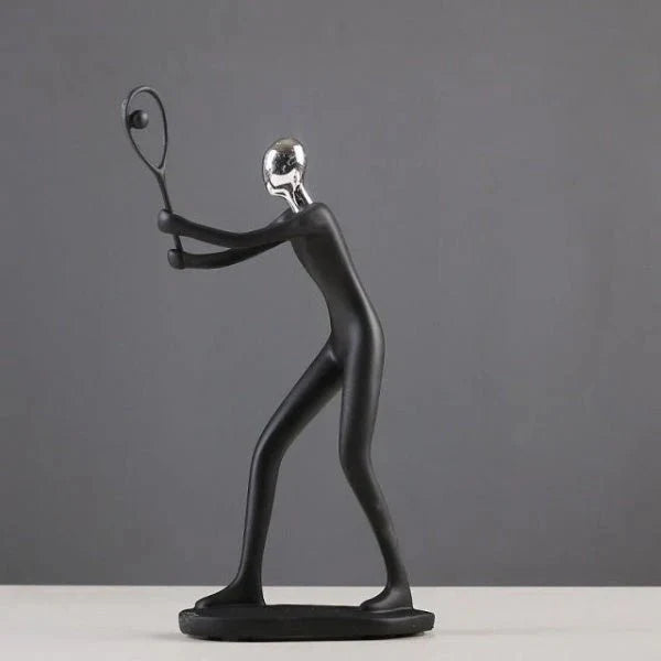 Sculpture sportive moderne et artisanale