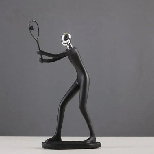 Sculpture sportive moderne et artisanale