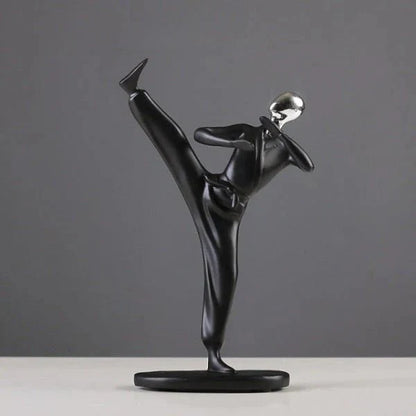 Sculpture sportive moderne et artisanale