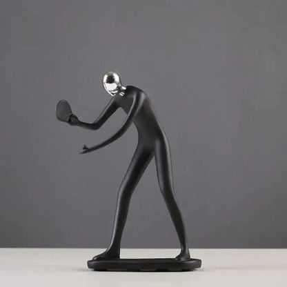 Sculpture sportive moderne et artisanale