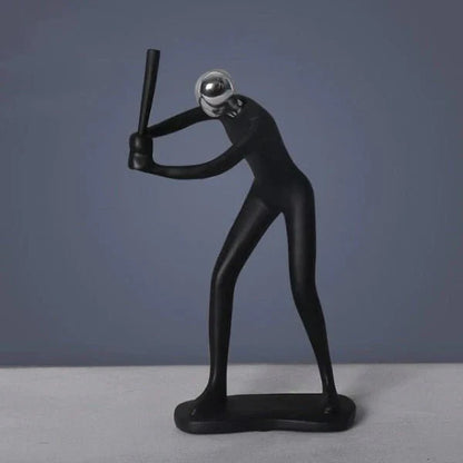Sculpture sportive moderne et artisanale