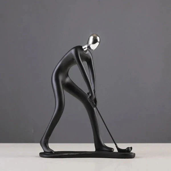 Sculpture sportive moderne et artisanale