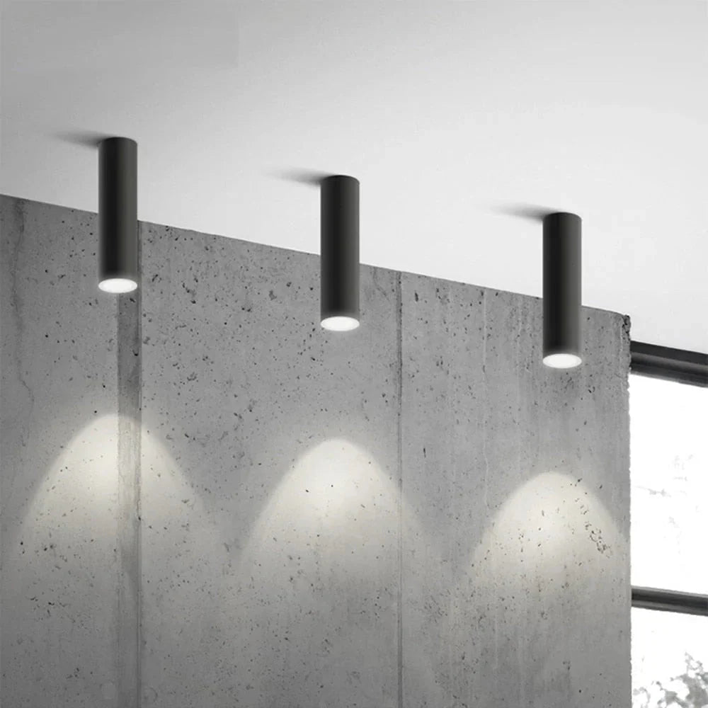 Spot LED cylindrique moderne