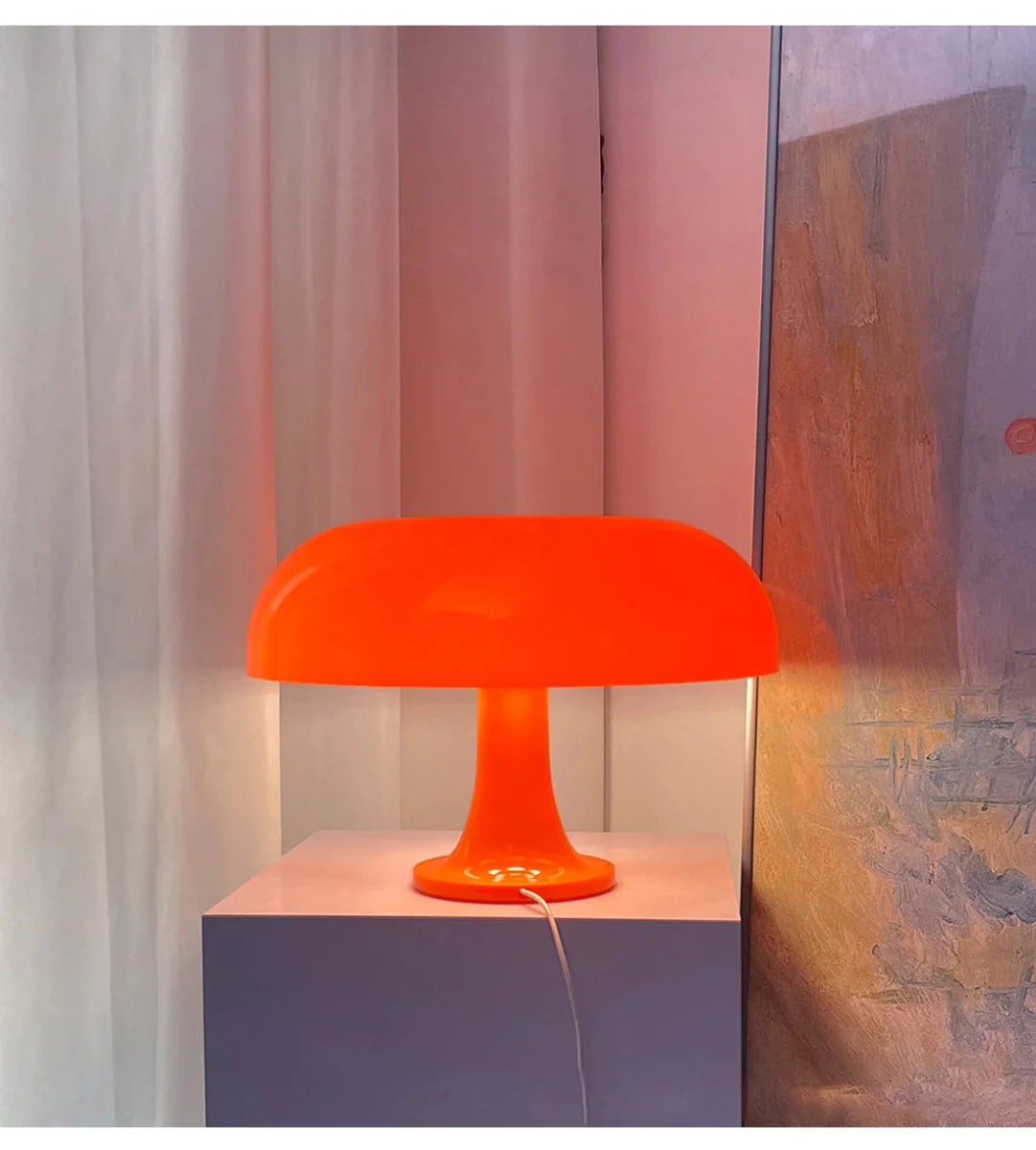 MushLight – Lampe de Table Champignon Vintage au Design Rétro