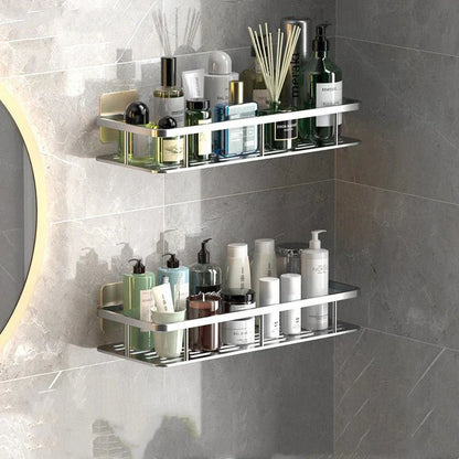 Étagères de salle de bain sans perçage – Gain de place et installation facile