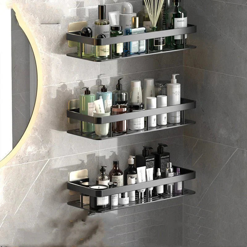 Étagères de salle de bain sans perçage – Gain de place et installation facile