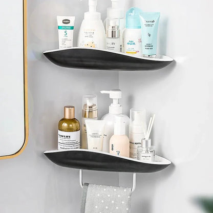 Étagère de douche élégante sans perçage – Idéale pour le rangement du shampooing et des cosmétiques