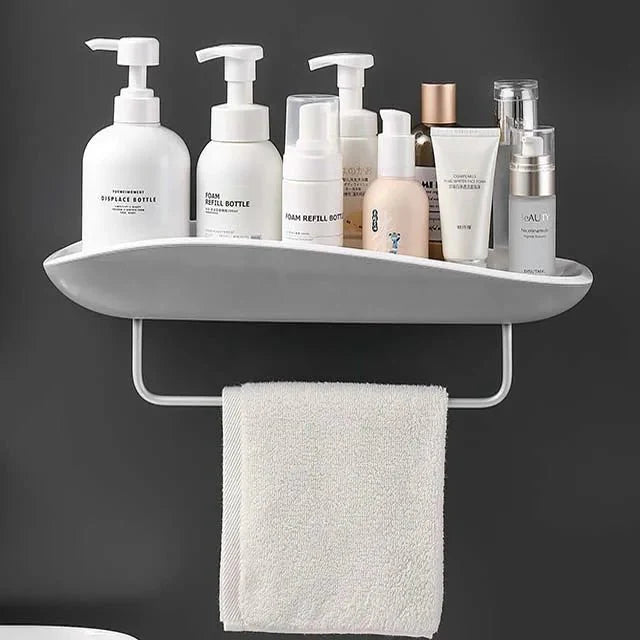 Étagère de douche élégante sans perçage – Idéale pour le rangement du shampooing et des cosmétiques