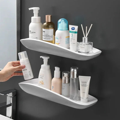 Étagère de douche élégante sans perçage – Idéale pour le rangement du shampooing et des cosmétiques
