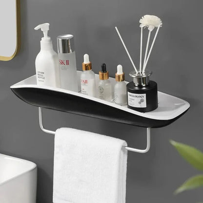 Étagère de douche élégante sans perçage – Idéale pour le rangement du shampooing et des cosmétiques