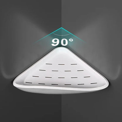 Étagère de douche élégante sans perçage – Idéale pour le rangement du shampooing et des cosmétiques