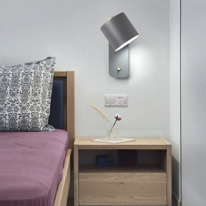 Applique murale LED nordique avec interrupteur