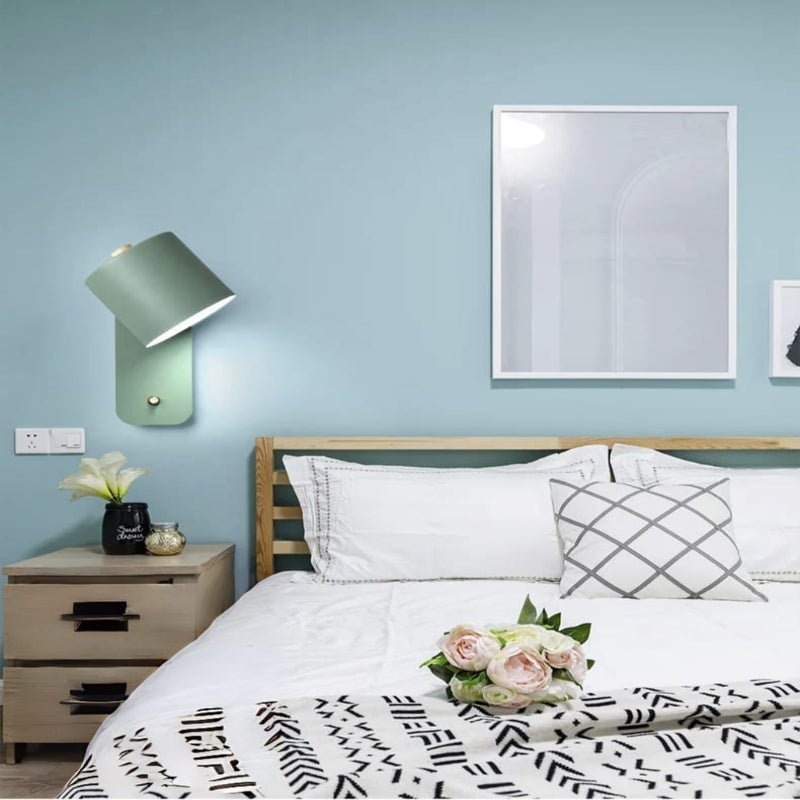 Applique murale LED nordique avec interrupteur