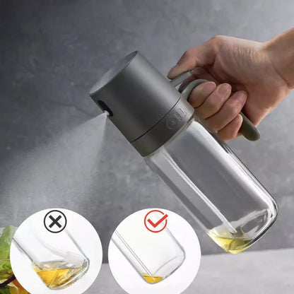 Distributeur d’Huile en Verre avec Poignée 2 en 1