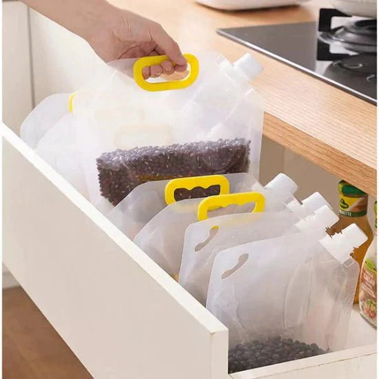 Sacs de rangement transparents et portables pour céréales