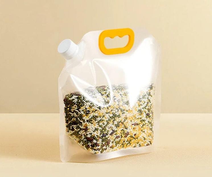 Sacs de rangement transparents et portables pour céréales