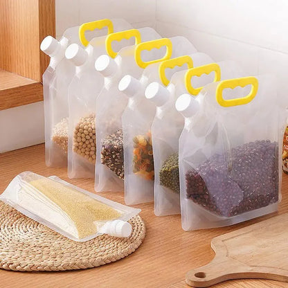 Sacs de rangement transparents et portables pour céréales