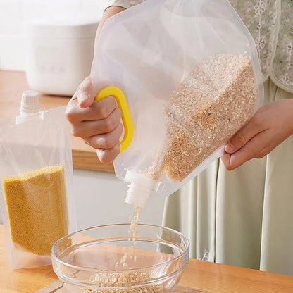 Sacs de rangement transparents et portables pour céréales